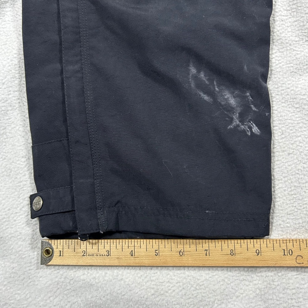 Carhartt B187 BLK Nylon Work Pants Mens Medium Regular Black Side Zip Mesh Lined - Picture 9 of 9